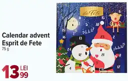 Carrefour Market Calendar advent Esprit de Fete Ofertă