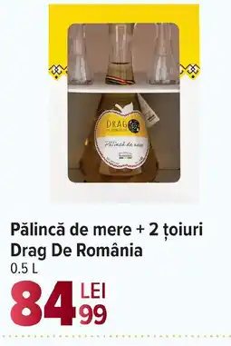 Carrefour Market Pǎlincă de mere + 2 țoiuri Drag De România Ofertă