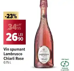Carrefour Market Vin spumant Lambrusco Chiarli Rose Ofertă