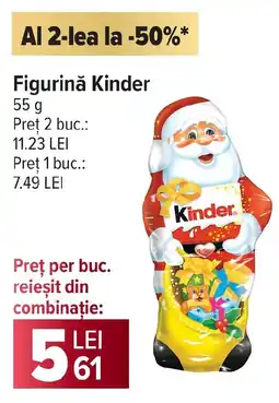 Carrefour Market Figurinǎ Kinder Ofertă