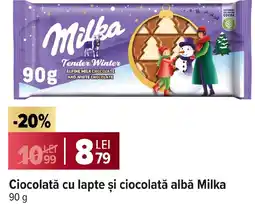 Carrefour Market Ciocolată cu lapte și ciocolată albă Milka Ofertă