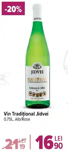 Carrefour Market Vin Tradițional Jidvei Ofertă