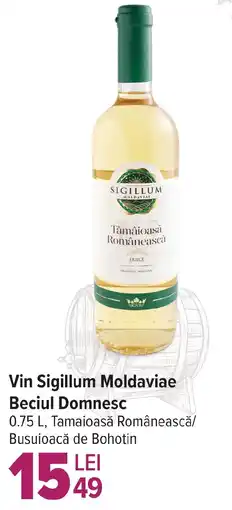 Carrefour Market Vin Sigillum Moldaviae Beciul Domnesc Ofertă