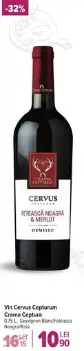Carrefour Market Vin Cervus Cepturum Crama Ceptura Ofertă
