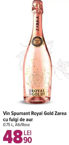 Carrefour Market Vin Spumant Royal Gold Zarea cu fulgi de aur Ofertă
