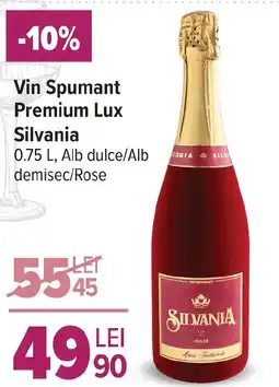 Carrefour Market Vin Spumant Premium Lux Silvania Ofertă