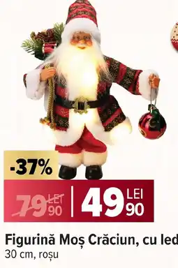 Carrefour Market Figurină Moş Crăciun, cu led Ofertă