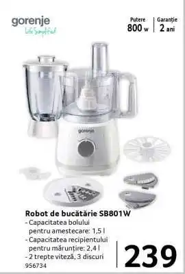 Robot de bucătărie SB801W