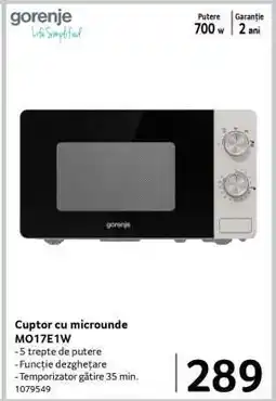 Selgros Cuptor cu microunde MO17E1W Ofertă