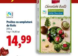 Lidl Praline cu umplutură de fistic Ofertă