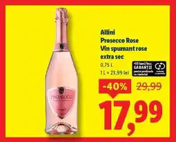 Lidl Allini Prosecco Rose Ofertă