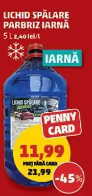 Penny Lichid spălare parbriz iarnă Ofertă