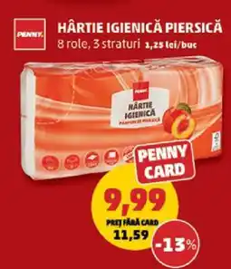 Penny Hârtie igienică piersică Ofertă