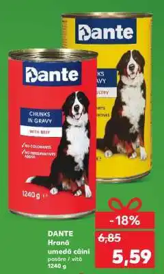 Kaufland DANTE Hrană umedă câini Ofertă