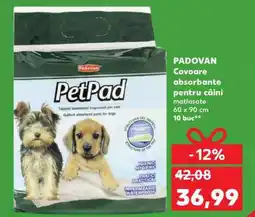 Kaufland PADOVAN Covor absorbant pentru câini Ofertă