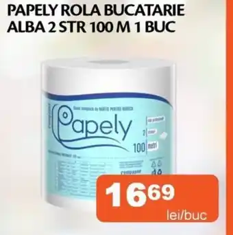 Unicarm Papely rola bucatarie alba Ofertă