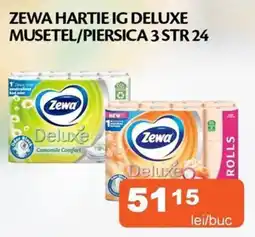 Unicarm Zewa hartie ig deluxe musetel/piersica Ofertă