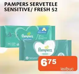 Unicarm Pampers servetele sensitive/ fresh 52 Ofertă