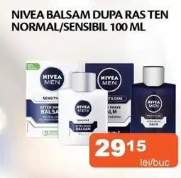 Unicarm Nivea balsam dupa ras ten normal/sensibil Ofertă
