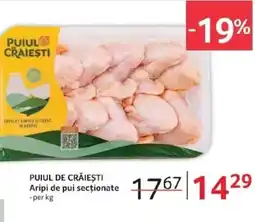 Selgros PUIUL DE CRĂIEŞTI Aripi de pui secționate Ofertă