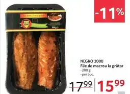 Selgros NEGRO 2000 File de macrou la grătar Ofertă