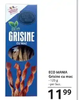 Selgros ECO MANIA Grisine cu mac Ofertă