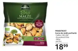 Selgros PRIMEFROST Carne de midii prefiartă Ofertă
