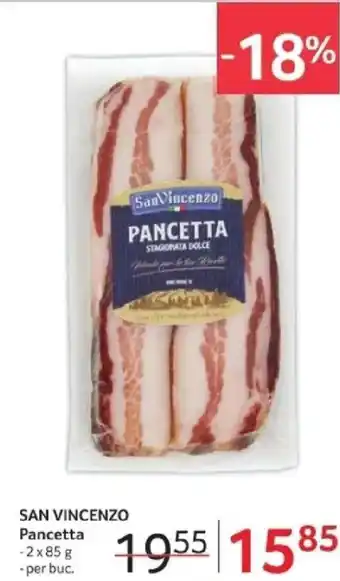 Selgros SAN VINCENZO Pancetta Ofertă