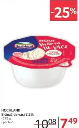 Selgros HOCHLAND Brânză de vaci 3,5% Ofertă