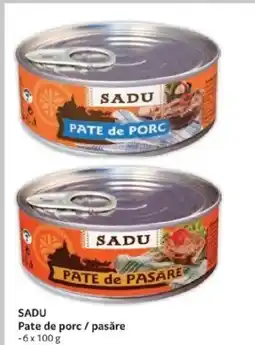 Selgros SADU Pate de porc / pasăre Ofertă