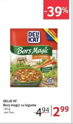 Selgros DELIK'AT Borş magic cu legume Ofertă