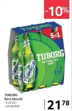 Selgros TUBORG Bere blondǎ Ofertă
