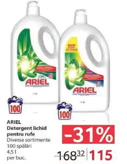 Selgros ARIEL Detergent lichid pentru rufe Ofertă