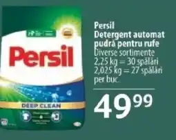 Selgros Persil Detergent automat pudră pentru rufe Ofertă