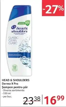 Selgros HEAD & SHOULDERS Derma X Pro Şampon pentru păr Ofertă