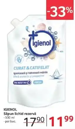 Selgros IGIENOL Săpun lichid rezervă Ofertă