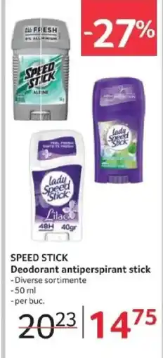 Selgros SPEED STICK Deodorant antiperspirant stick Ofertă