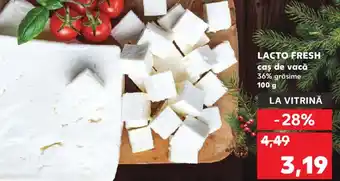 Kaufland LACTO FRESH cas de vacă 36% grăsime Ofertă