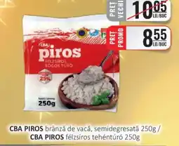 CBA CBA PIROS brânză de vacǎ, semidegresată Ofertă