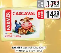 CBA FARMER caşcaval 40% Ofertă