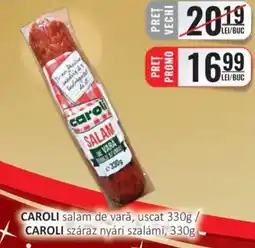 CBA CAROLI salam de vară, uscat Ofertă
