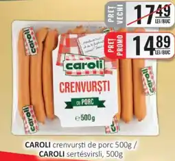 CBA CAROLI crenvursti de porc Ofertă