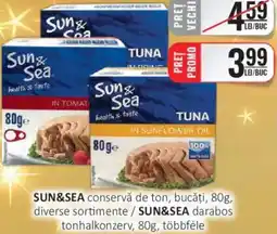 CBA SUN&SEA conservă de ton, bucăți Ofertă