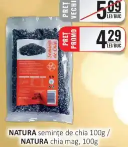 CBA NATURA semințe de chia Ofertă