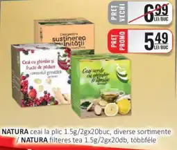CBA NATURA ceai la plic Ofertă