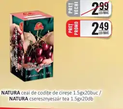 CBA NATURA ceai de codiţe de cireşe Ofertă