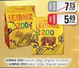 CBA LEIBNIZ ZOO biscuiți, Original, cu cacao Ofertă