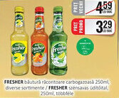 CBA FRESHER băutură răcoritoare carbogazoasă Ofertă