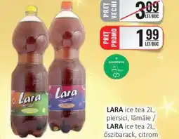CBA LARA ice tea 2L, piersici, lămâie Ofertă