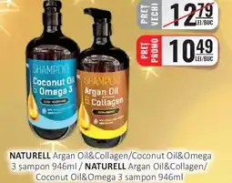 CBA NATURELL Argan Oil&Collagen/Coconut Oil&Omega 3 şampon Ofertă
